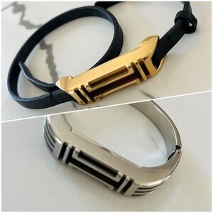 Tory Burch Fitbit Flex 2 Bracelets Set of 2 + Charger + Silicone Bands